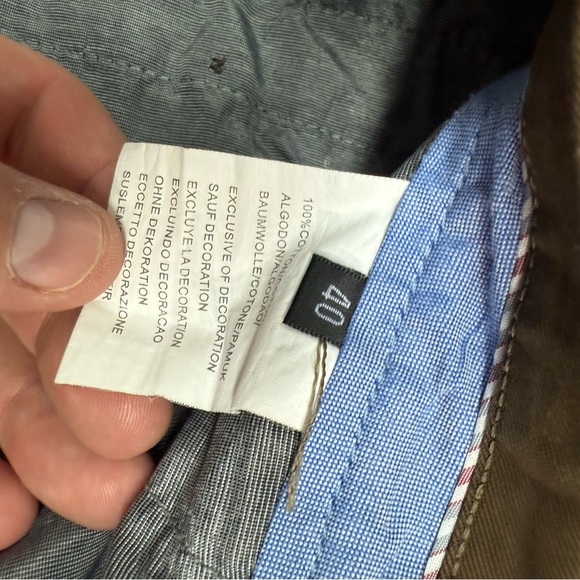 Ralph Lauren Polo Chino Pants in Brown and Blue - Picture 4 of 4